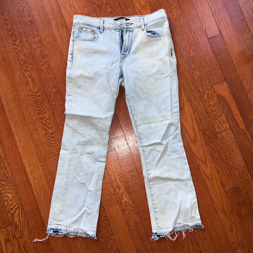 light wash J Brand jeans